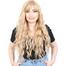 Esplendor Perçemli Uzun Su Dalgası Fiber Sen Peruk/ Balköpüğü