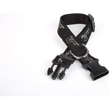Esplendor Köpek Desenli Dokuma Köpek Boyun Tasması 3 cm x 36-60 cm