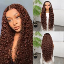 Esplendor Kahve Karamel Ombreli Fiber Sen Tül Peruk