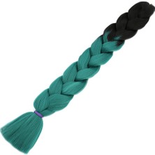 Esplendor Afrika Örgülük Sen Ombreli 100 Gr. / Siyah / Yeşil