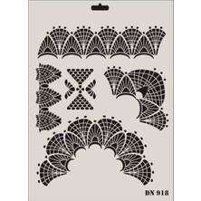 Esplendor Rich Dantel Seri DN-918 Stencil 35X25 cm