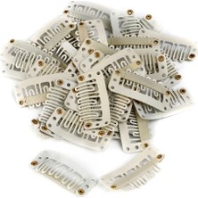 Esplendor Çıt Çıt Klipsi Küçük / 10 Adet / Beyaz