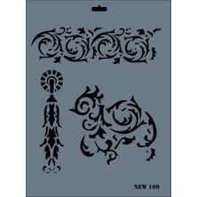 Esplendor Rich New Seri N-109 Stencil 35X25 cm