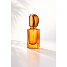 Cosy Club 30ML Lüks Tasarım Yeniden Doldurulabilir Banyo Dekoru Amber Boş Cam Parfüm Şişesi