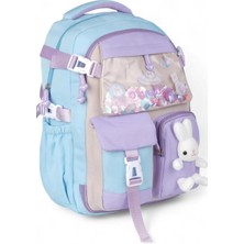 Relaxion RLX-1461-1462 Kız Çocuk Ilk Okul Çantası Sırt Çantası Lila