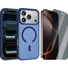 Vendas Apple iPhone 17 Pro Max Kılıf M-safe Şarj Özellikli Zore Babet Kapak + Hayalet Ekran Koruyucu