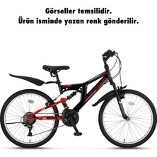 Ümit Bisiklet 2429 Blackmount V 24 Inç 21 Vites Dağ Bislikleti  Antrasit-Mavi