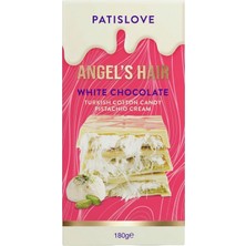 Patiswiss Patislove Antep Fıstığı Kremalı ve Pişmaniye Dolgulu Beyaz Çikolata, 180G