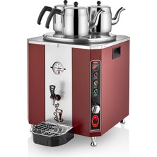 Işıkgaz EL-03S/K Jumbo Çay Makinesi, 3 Demlikli, 36 L, Termostat Kontrollü, Emniyet Sistemli, 2500W