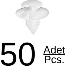 Alpha Auto Part Lada Fiat Vw Mercedes Porsche 911 Için Kapı Döşeme Klips-50 Adet