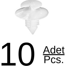 Alpha Auto Part Lada Fiat Vw Mercedes Porsche 911 Için Kapı Döşeme Klips-10 Adet