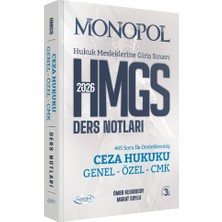 Monopol Yayınları Hmgs Ceza Hukuku Genel – Özel – Cmk Ders Notları 3. Baskı 2026