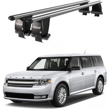 Today Auto Royal Ford Flex (2013 ve Sonrası) Uyumlu Gri Kilitli Ara Atkı Port Bagaj Tavan Barı