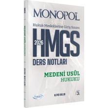 Monopol Yayınları Hmgs Medeni Usul Hukuku Ders Notları 3. Baskı 2026