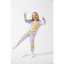 Wikiboom Kız Çocuk Alt Üst Baskılı Çocuk Eşofman Takımı –570610