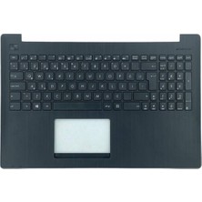 Notespare Asus ile Uyumlu X553MA-BING-SX527B, X553SA-BING-XX003D Üst Kasa Klavye Siyah Tr