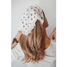 Katia & Bony Kiraz Desenli Taç Şeklinde Bandana