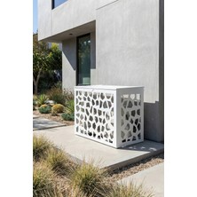 Liccia Klima Motoru/dış Ünite Gizleme/koruma Kafesi S 9000 Btu - 18000 Btu 98X50X70(H) Alüminyum Stone