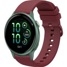 Tagomoon Garmin Vivoactive 6 ile Uyumlu Kordon Jel Silikon Tokalı Kayış