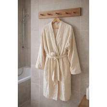 Ces Home Krem 4 Kat Müslin Sabahlık/bornoz