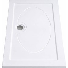 Serel - 80X120 cm Seramik Duş Teknesi Flat Outlet - 45249SS000-