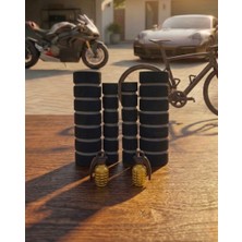 İss Bilişim Motosiklet Bisiklet Gri Elcik Sünger Set ve El Bombası Sibop Kapağı Seti 1 Çift