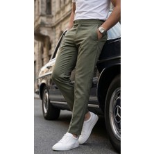 Flamex Erkek Toka Detaylı Oldmoney Kumaş Pantolon