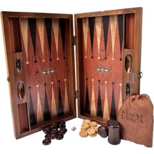 Kemal Tanca 365 2249 Unisex Ahşap Tavla 30 Parça Çok Renkli MDF Kasa ile Eğlenceli Oyun