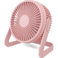 Metaforce Mini Fan Masaüstü Soğutucu 5V USB Kablolu Mini Vantilatör Kamp Karavan Ofis Araba 360° Yön Ayarlı