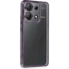 Poco X6 Kılıf Lensli Silikon - Mor