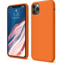 Iphone 11 Pro Kılıf First Silikon - Turuncu