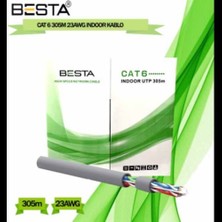 Cat6 23 Awg 305 Metre Ip Kamera Kablosu