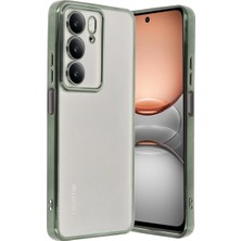 Realme C75 4g Kılıf Lensli Silikon - Yeşil