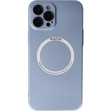 Iphone 12 Pro Kılıf Jack Magneticsafe Lens Silikon - Sierra Blue