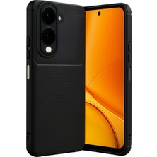 Vivo Y29S Auto Focus Karbon Kapak - Siyah