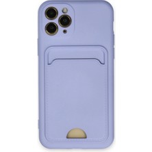 Iphone 11 Pro Kılıf Kelvin Kartvizitli Silikon - Lila