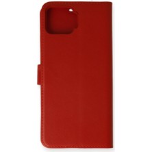 A73 Kılıf Trend S Plus Kapaklı Kılıf - Kırmızı