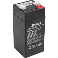 Orb4-4 4 Volt 4 Amper Dik Akü (45X45X100 Mm)