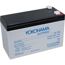 Yokohama YH-127.0 12 Volt 7 Amper Akü (150X65X90 Mm)