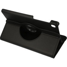 Samsung Galaxy T220 Tab A7 Lite 8.7 Kılıf 360 Tablet Deri Kılıf - Siyah