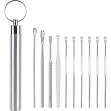 Sunup SN-27132 Paslanmaz Çelik 10'lu Kulak Temizleme Seti