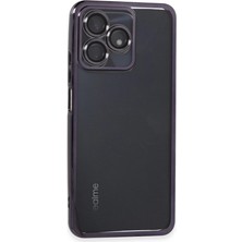 Realme C53 Kılıf Lensli Silikon - Mor