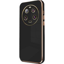 Mi 14 Ultra Kılıf Volet Silikon - Siyah