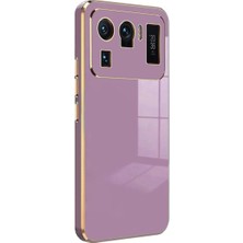 Mi 11 Ultra Kılıf Volet Silikon - Mor