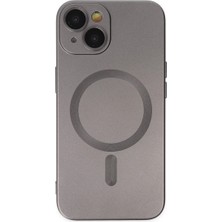 Iphone 14 Plus Kılıf Moshi Lens Magneticsafe Silikon - Füme