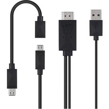 Powermaster Micro USB S2-S3-S4 Uyumlu Hdmı Çevirici Kablo