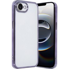 Iphone 16E Kılıf Lensli Silikon - Mor
