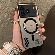 HONTINGA iPhone 17 Pro ile Uyumlu Kılıfı Silikon Kenar Sert Arka Düşüme Önleyici Basitlik Anti Düşme Kamera Korumali Yaratıcı Desen Telefon Kılıfı Kadın ve Erkek Için Uygundur K1-0847