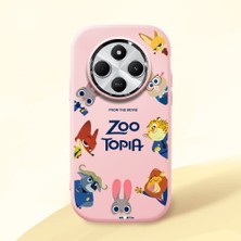HONTINGA Redmi 14C ile Uyumlu Kılıfı Kamera Korumalı Düşüme Önleyici Basitlik Pembe Yumuşak Silikon Telefon Kılıfı Mario Desenli K4-0181