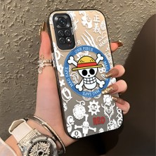 HONTINGA Xiaomi Redmi Note 11 ile Uyumlu Kılıfı Silikon Kenar Sert Arka Düşüme Önleyici Basitlik Anti Düşme Kamera Korumali One Piece Desen Telefon Kılıfı Kadın ve Erkek Için Uygundur K1-0843